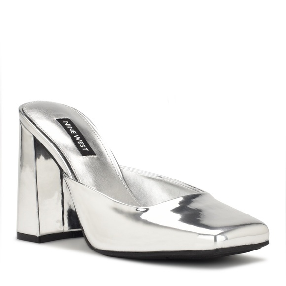 Nine West Womens Yogi Retro Dress Slide Mules - Picture 1 of 6